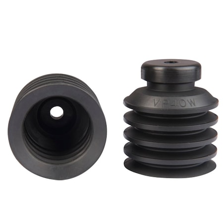 Fipa Bellows vacuum cup diam. 40 mm, NBR black 25.040.047.1